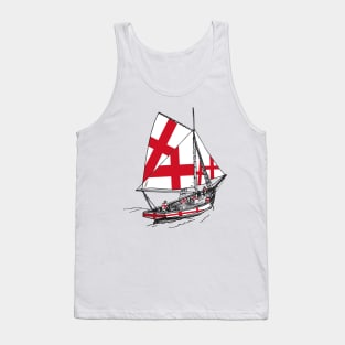 England Team Support United Kingdom Ship - Sailor Team of England Pride Tank Top